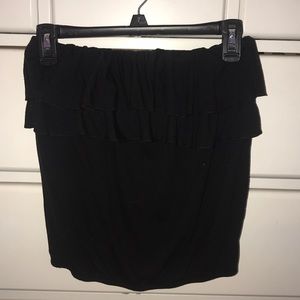 American Eagle ruffle tube top